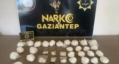 Gaziantep'te 2 kilo metamfetamin ele geçirildi: 2 gözaltı