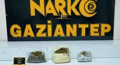 Gaziantep'te 4 kilo 970 gram uyuşturucu ele geçirildi