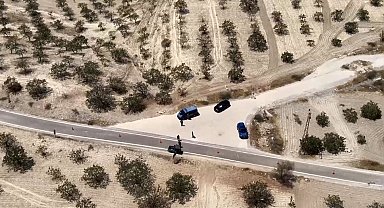 Gaziantep'te jandarmanın dron destekli 'yeşil altın' nöbeti devam ediyor