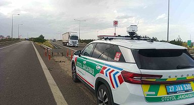 Gaziantep'te otoyolda kural ihlali yapan 2 bin 46 araca ceza