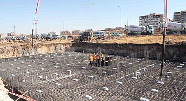Gaziantep'te yeni konutların temeli atıldı