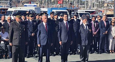 Gaziler Günü Bodrum'da tören ve ziyaretlerle kutlandı