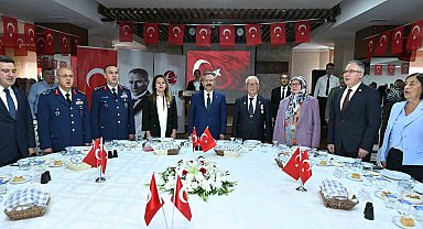 Gaziler ve aileleri onuruna yemek programı düzenlendi