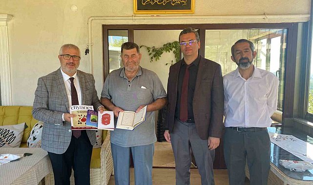 Gazilere Kur'an-ı Kerim hediye edildi
