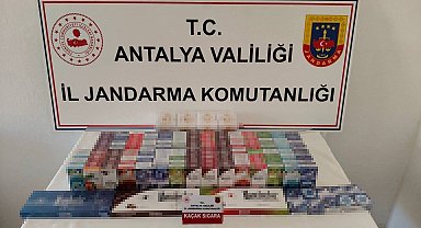Gazipaşa'da 250 kilo kaçak tütün ve 420 paket kaçak sigara ele geçirildi