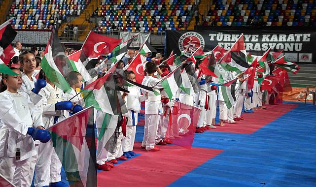 Gazze için karate turnuvası düzenlendi