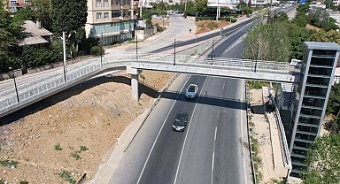 Gebze'deki üst geçit asansörüne bakım