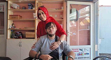 Gediz'de engelli genç iş arıyor