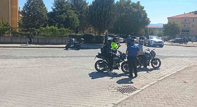 Gediz'de motosiklet denetimleri devam ediyor