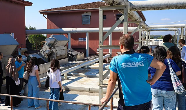 Geleceğin hekimleri atık su süreçlerini yerinde gözlemledi
