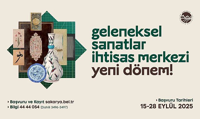 Geleneksel Sanatlar İhtisas Merkezi'nde kayıtlar başladı