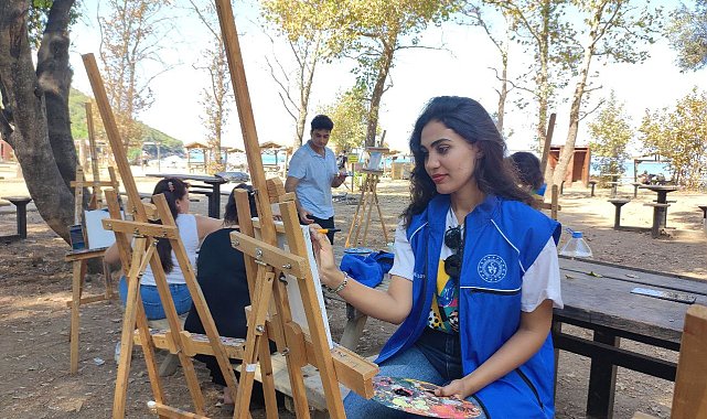 Gençler Milli Park'ta sanatla buluştu