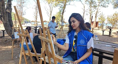 Gençler Milli Park'ta sanatla buluştu