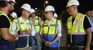 Genel Sekreter Baraçlı'dan Kocaeli'de dev projeye gece takibi