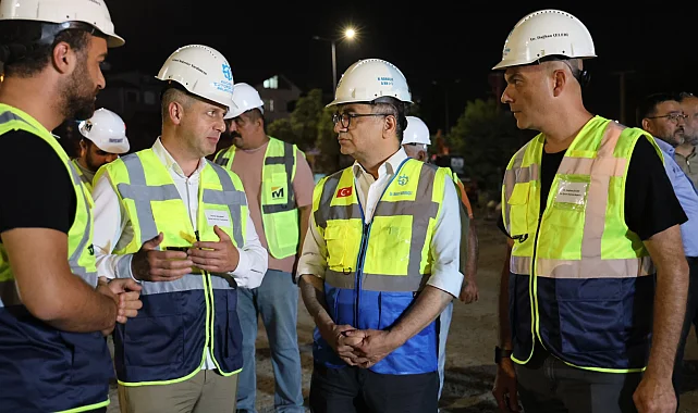Genel Sekreter Baraçlı'dan Kocaeli'de dev projeye gece takibi