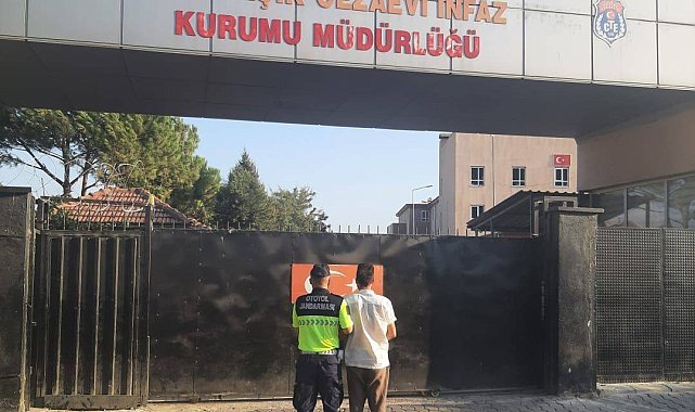 Germencik'te yol kontrol faaliyetinde yakalandı