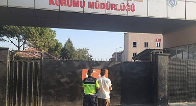 Germencik'te yol kontrol faaliyetinde yakalandı