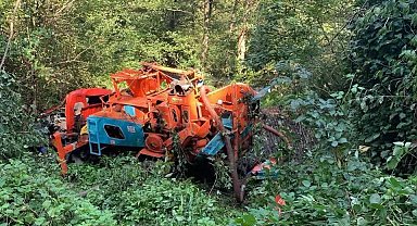 Giresun'da patoz uçuruma yuvarlandı: 1 ölü