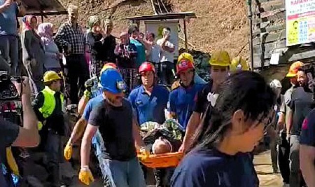 Göçük altındaki madencilerden birisi kurtarıldı