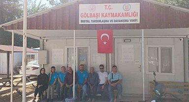 Gölbaşı SYDV çalışanları greve çıktı