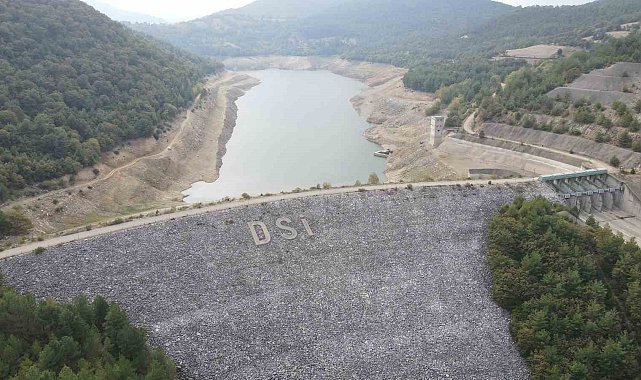 Gönen Barajı'nda su krizi, doluluk oranı yüzde 11'e düştü