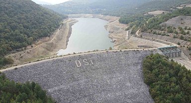 Gönen Barajı'nda su krizi, doluluk oranı yüzde 11'e düştü