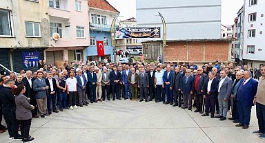 Gürgentepe'de doğalgaz ateşi yandı