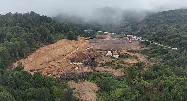 Gürgentepe'de inşa edilen Akören Göleti'nde sona gelindi