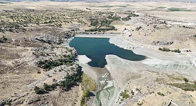 Güzelyurt Göletinde su seviyesi dörtte üç azaldı