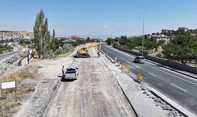 Hacılar Kayseri Caddesi'nde ilk etap trafiğe açıldı