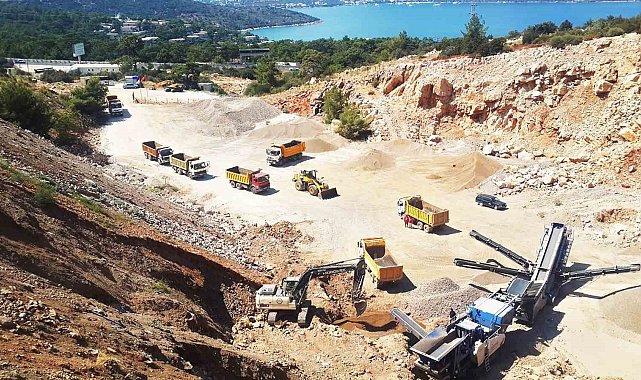 Hafriyat kamyonları uydudan takip ediliyor