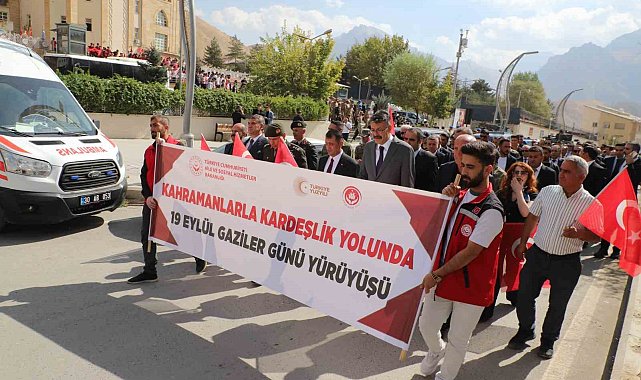 Hakkari'de 19 Eylül Gaziler Günü kutlandı