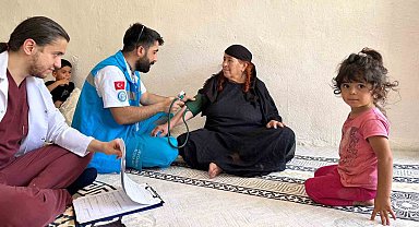 Hakkari'de vatandaşlara yerinde sağlık hizmeti
