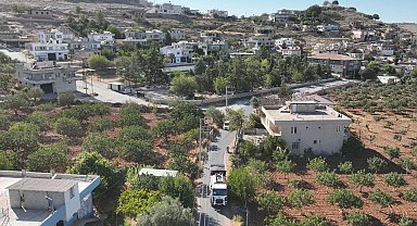 Halfeti kırsalındaki 11 kilometrelik grup yolu yenilendi