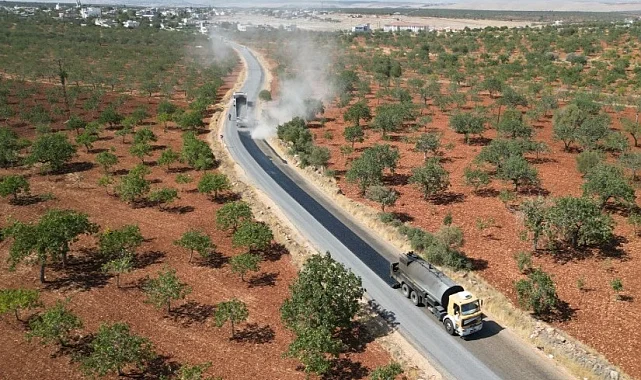 Halfeti'de kırsal yollar yenileniyor