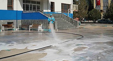 Haliliye Belediyesinden okullarda eğitim öncesi temizlik seferberliği