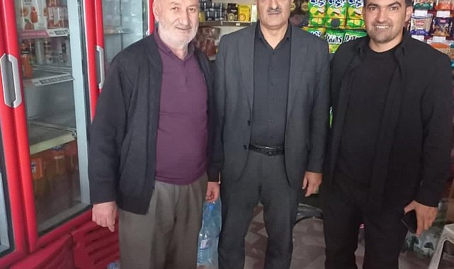 Hamur müftüsü Çelebi'den esnaf ziyareti