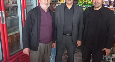 Hamur müftüsü Çelebi'den esnaf ziyareti