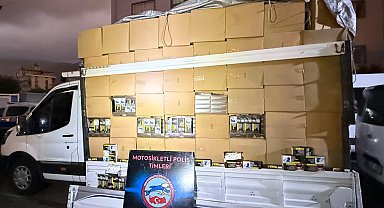 Hatay'da 2 milyon 900 bin adet gümrük kaçağı makaron ele geçirildi