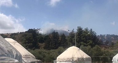 Hatay'da çıkan orman yangını büyümeden söndürüldü