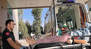 Hayvan çiftliğinde yangın çıktı: 1 kişi hastaneye kaldırıldı