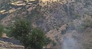 Hizan'da anız yangını