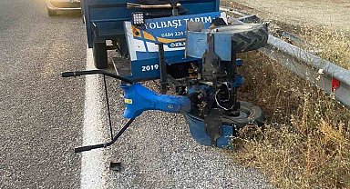 Hizan'da patpat devrildi: 6 metreden şarampole uçan sürücü yaralandı