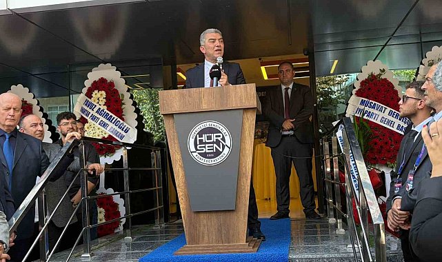HÜR-SEN Konfederasyonu'nun yeni binasının açılışı gerçekleştirildi