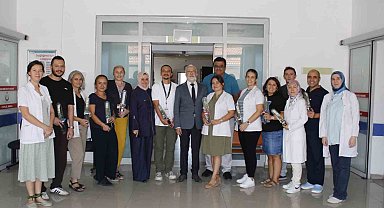 İl Sağlık Müdürü Bildirici'den fizyoterapistlere anlamlı ziyaret