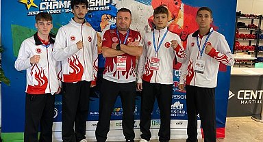 İlkadımlı sporcular Avrupa'dan madalyayla döndü