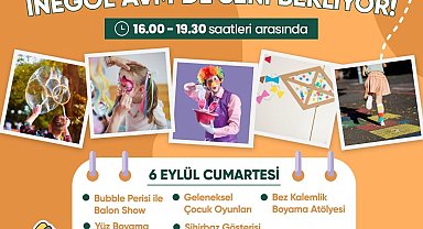 İnegöl AVM'de Eylül ayında okula dönüş şenliği ve atölye programı