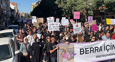 İnegöl'de kreşteki havuzda boğulan Berra için yürüyüş düzenlendi