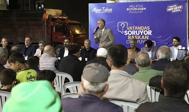 İnegöl'de mahalle buluşmaları devam ediyor