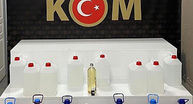 Isparta'da kaçak alkol operasyonu: 69 litre sahte içki ele geçirildi
